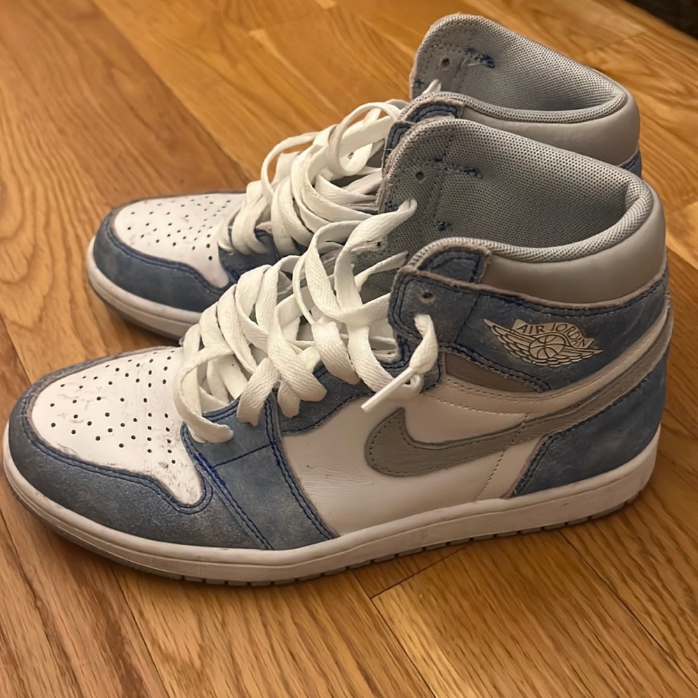 Nike air jordan 1 Blue grey white